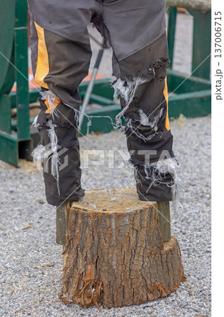 Teared Carpenter Pants Stump Teared Carpenter Pants Stump 137006715