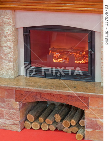 Wood Logs Electronic Fireplace Wood Logs Electronic Fireplace 137006783