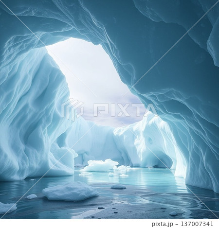氷に囲まれた世界 137007341