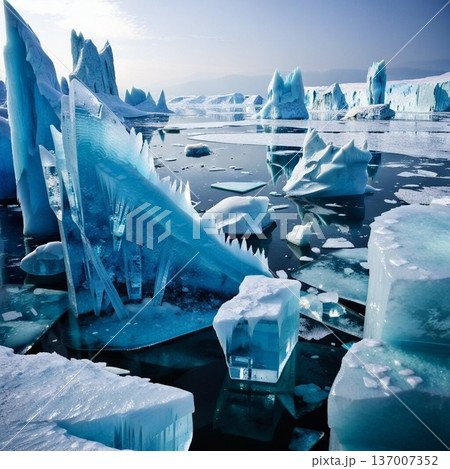 氷に囲まれた世界 137007352