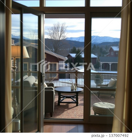 窓から見える景色 137007492