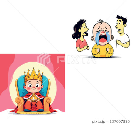 Vsai baby acting like little king receiving royal treatment Vsai baby acting like little king receiving royal treatment 137007850