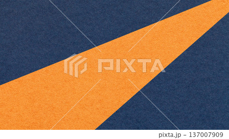 Abstract geometric dark blue paper background with orange ray, macro texture for banner, template, presentation Abstract geometric dark blue paper background with orange ray, macro texture for banner, template, presentation 137007909