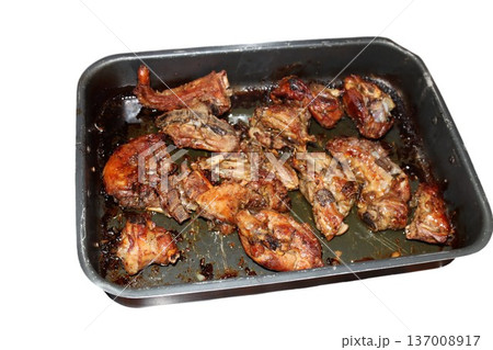Cooked poultry serving as a savory meal Cooked poultry serving as a savory meal 137008917