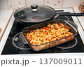 Casserole of Cauliflower with Chicken and Vegetables. 137009011