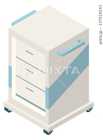Anesthesia trolley. Medical surgery room equipment icon Anesthesia trolley. Medical surgery room equipment icon 137010241