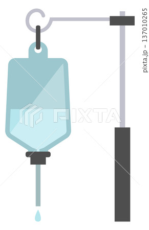 Medical infuse tool. Dripping liquid for intravenous therapy 137010265