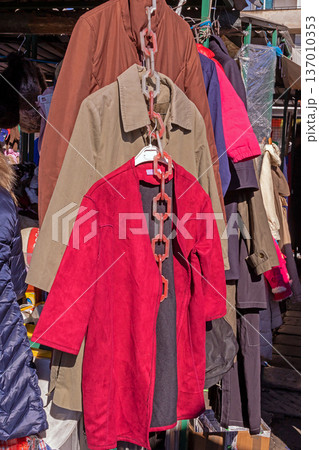 Female jackets and coats sold on market Female jackets and coats sold on market 137010353