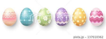 Set of three chicken eggs of ornament Set of three chicken eggs of ornament 137010362