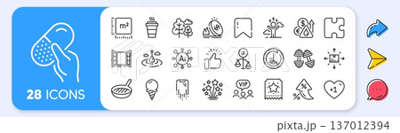 Gas price, Cardboard box and Ice cream line icons. Interest rate, AI generate, Inflation icons. Pack of Dumbbells, Takeaway, Square meter icon. Vector Gas price, Cardboard box and Ice cream line icons. Interest rate, AI generate, Inflation icons. Pack of Dumbbells, Takeaway, Square meter icon. Vector 137012394