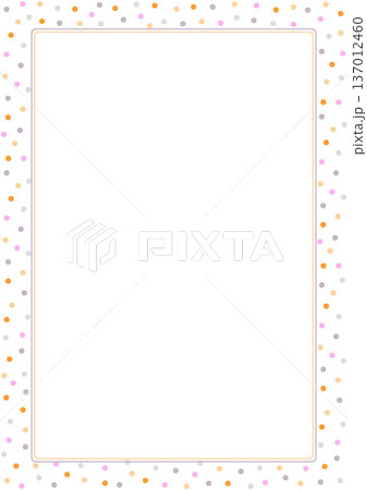 Bullet journal blank printable page template decorated with tender pastel polka dot pattern, simple minimalist frame illustration, things to do reminder, notes, fill in planner to organize life events Bullet journal blank printable page template decorated with tender pastel polka dot pattern, simple minimalist frame illustration, things to do reminder, notes, fill in planner to organize life events 137012460