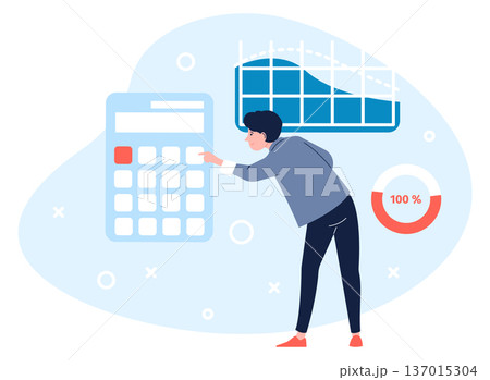 Benchmarking metrics monitoring process. Quality analysis concept 137015304