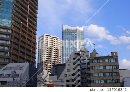 西新宿のビル群 137016241