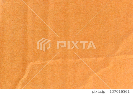 wrinkle brown cardboard box texture background 137016561