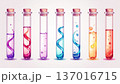 カラフルな試験管 137016715