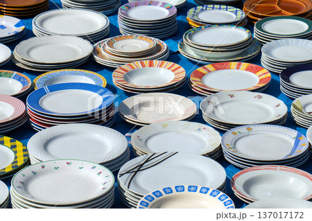 Ceramic plates sold on market Ceramic plates sold on market 137017172