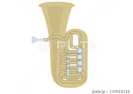 シンプルなチューバのアイコン 137018138