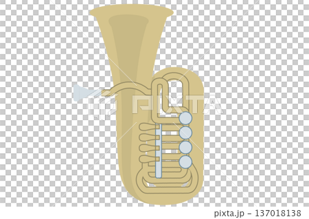 シンプルなチューバのアイコン 137018138