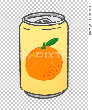 Aluminum can of orange juice Aluminum can of orange juice 137018616