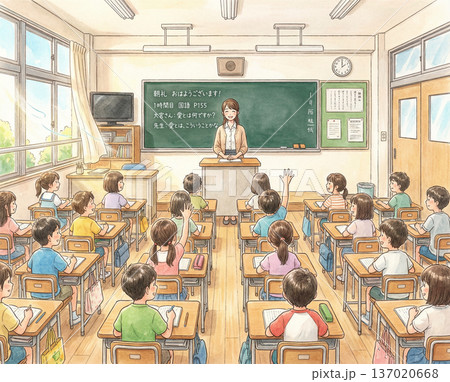 学校の教室 0a 137020668