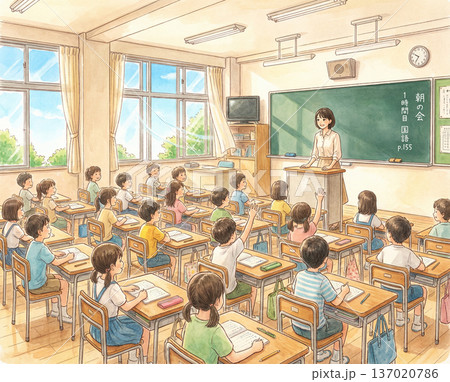 学校の教室 0d 137020786