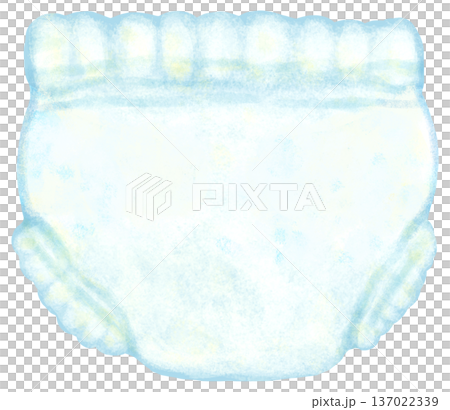 パンツタイプのおむつのイラスト 137022339