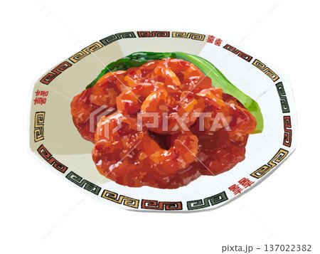 エビチリ(中華皿) エビチリ(中華皿) 137022382