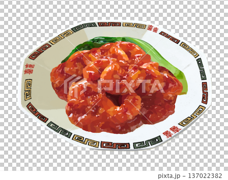 エビチリ(中華皿) エビチリ(中華皿) 137022382