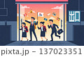 週末のレジャーに胸躍らせるビジネスパーソン 137023351