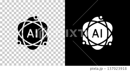 一個簡單的圖示(向量圖),表達人工智慧(AI)的概念。 一個簡單的圖示(向量圖),表達人工智慧(AI)的概念。 137023918