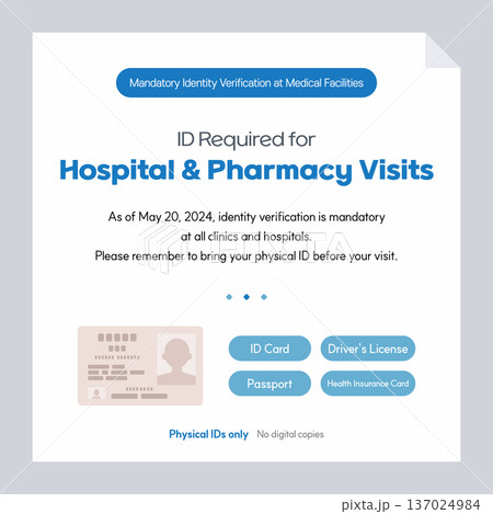 Hospital Identity Verification Notice Template 137024984