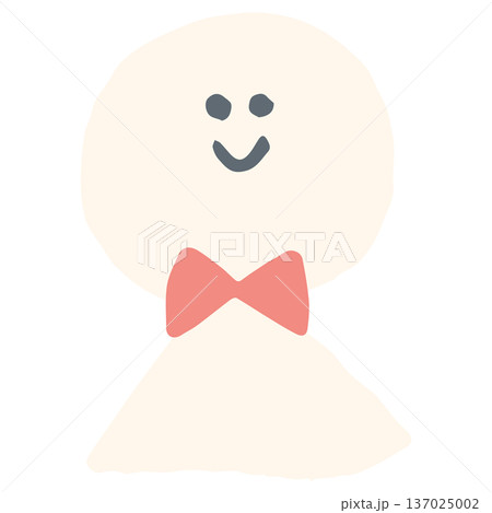 6月の園だよりに使いやすい シンプル手描き素材シリーズ|てるてるぼうず 6月の園だよりに使いやすい シンプル手描き素材シリーズ|てるてるぼうず 137025002