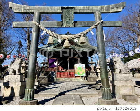 八幡神社の拝殿 八幡神社の拝殿 137026015
