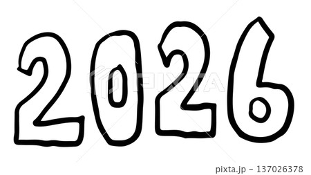 Hand drawn 2026 outlines for Happy New Year, numbers, date, human, people, office worker, decoration, activity, healthy lifestyle, leisure, happy holidays, date, trip, travel, vacation, winter breaks Hand drawn 2026 outlines for Happy New Year, numbers, date, human, people, office worker, decoration, activity, healthy lifestyle, leisure, happy holidays, date, trip, travel, vacation, winter breaks 137026378