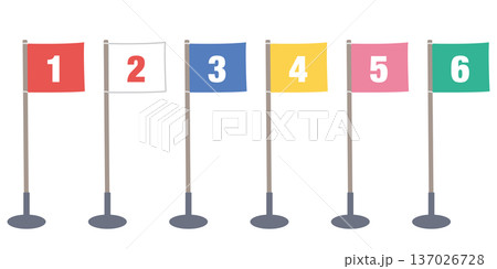 順位旗 137026728