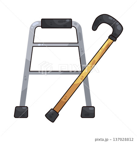 Illustration of Mobility Aids 137028812