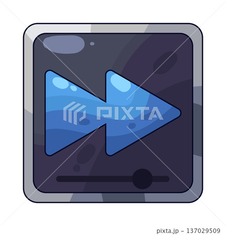 Illustration of Fast Forward Symbol Illustration of Fast Forward Symbol 137029509