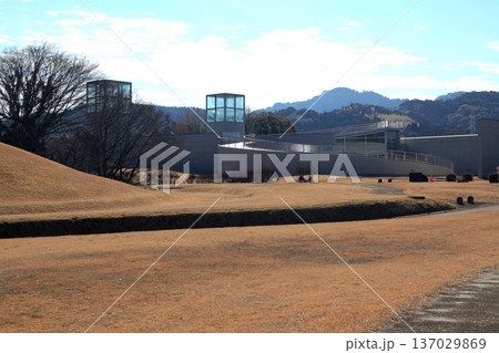 熊本県山鹿市 国指定史跡の岩原古墳群の風景 熊本県山鹿市 国指定史跡の岩原古墳群の風景 137029869