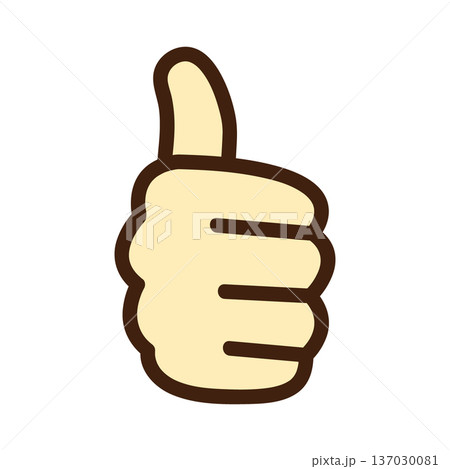 ハンドサイン　グッドラック2 137030081