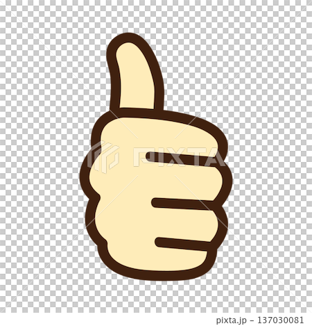 ハンドサイン　グッドラック2 137030081