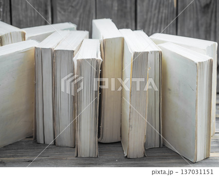book on wooden background with space for text, concept of knowledge book on wooden background with space for text, concept of knowledge 137031151