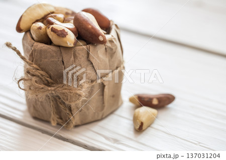 Brazil nuts closeup Brazil nuts closeup 137031204
