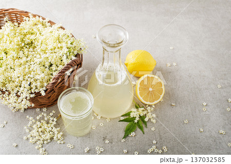 Elderflower beverage Elderflower beverage 137032585