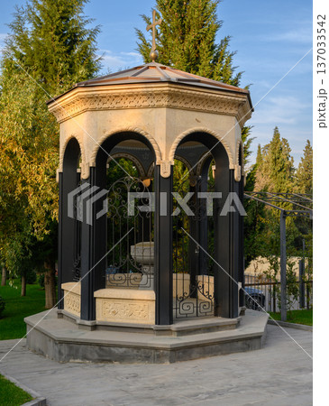 Ablution Fountain in the Courtyard of Holy Trinity Cathedral, Tbilisi 137033542