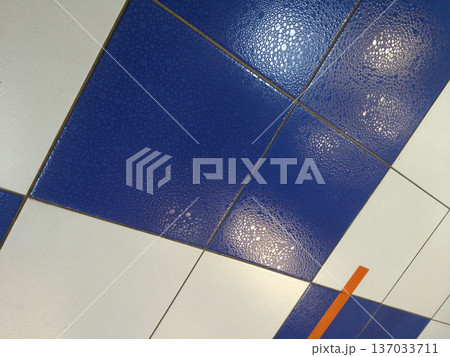 The Architecture backgrounds. Old ceramic tiles. The Architecture backgrounds. Old ceramic tiles. 137033711