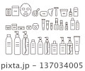 スキンケアセット　モノクロ 137034005