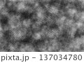 カケアミの黒色テクスチャ　抽象的 モヤモヤ雲ガーゼ 137034780