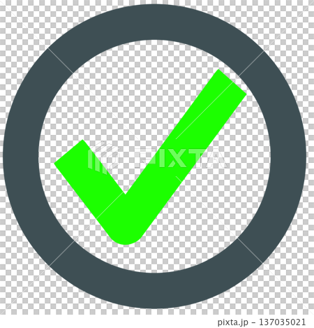Green round check mark icon Green round check mark icon 137035021