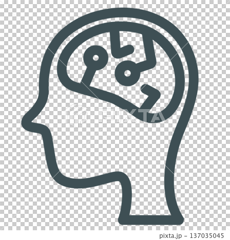 簡單的AI圖示插圖素材 137035045