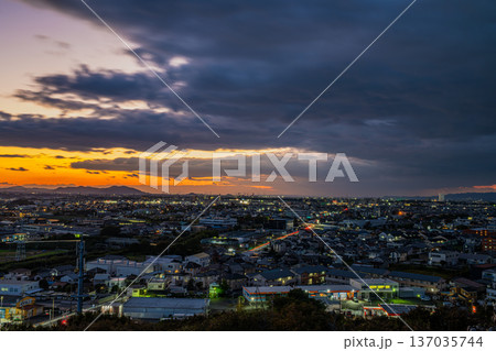豊橋市の街並み(愛知県) 137035744